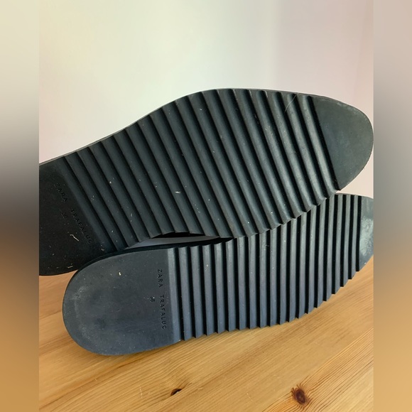 ZARA JEWELED FLAT PLATFORM SHOE - Picture 3 of 15